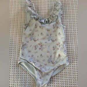 LoveShack Fancy Ruffle One-Piece Swimsuit size 4/5